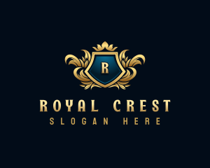 Royal Crown Crest logo design