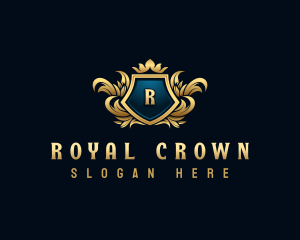 Royal Crown Crest logo design