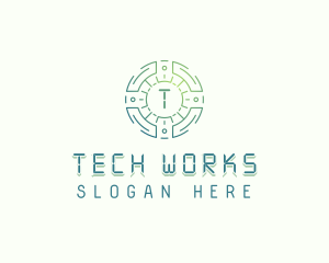 IT Tech Developer logo design