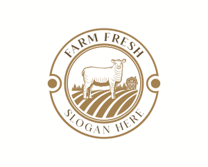 Lamb Sheep Farm logo design