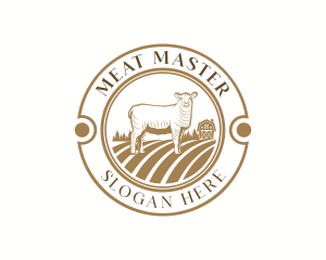 Lamb Sheep Farm logo design