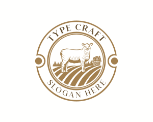 Lamb Sheep Farm logo design