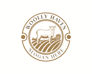 Sheep - Lamb Sheep Farm logo design