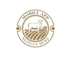 Sheep - Lamb Sheep Farm logo design