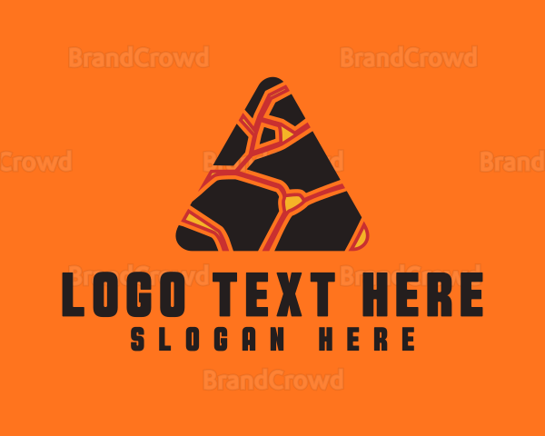 Lava Pyramid Business Logo