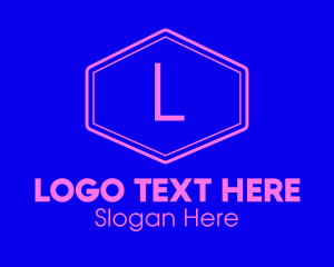 Design Studio - Pink Simplistic Boutique Letter logo design
