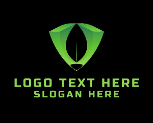 Networking - Green Tech Letter V logo design