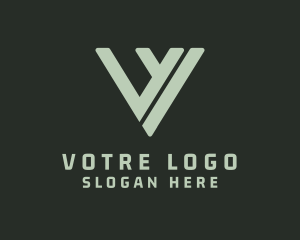 Industrial Business Agency Letter V Logo