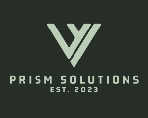 Prism - Industrial Business Agency Letter V logo design