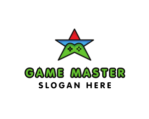 Nintendo - Arcade Star Gaming Controller logo design