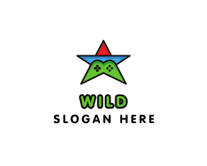 Digital - Arcade Star Gaming Controller logo design