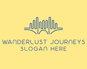 Playlist - Music Bridge Audio logo design