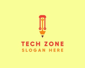 Electronics - Electronic Tech Pencil logo design