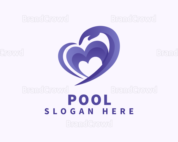 Purple Heart Hand Logo