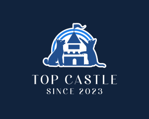 Pet Animal Castle  logo design