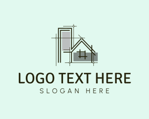 Building - Architect Home Real Estate logo design