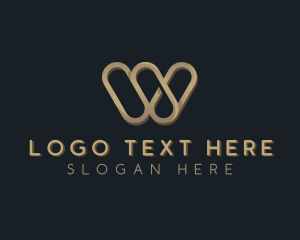 Expensive - Luxury Designer Boutique Letter W logo design