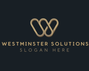 Luxury Designer Boutique Letter W logo design