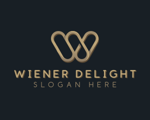 Luxury Designer Boutique Letter W logo design