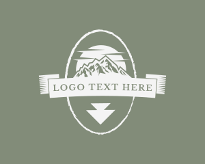 Rustic Alpine Banner Logo