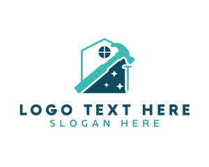 Tools - Hammer Remodel Construction logo design