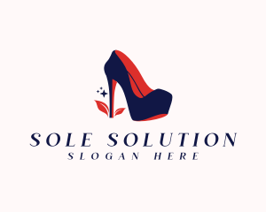 Stiletto Shoe Heels logo design