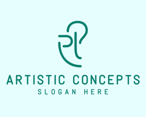 Abstract - Abstract Face Symbol logo design