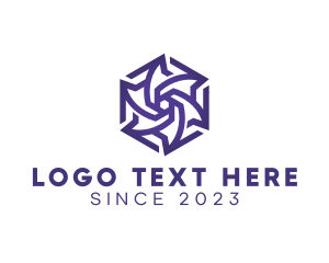 Polygon - Polygon Flower Shuriken logo design