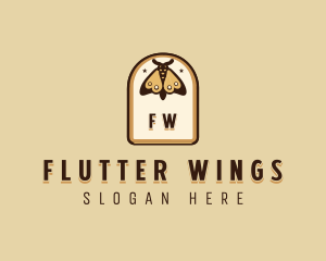 Butterfly Moth Wings logo design