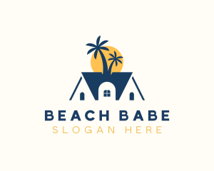 Vacation Beach House Realty logo design