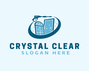 Window Cleaning - Windows Pressure Wash logo design