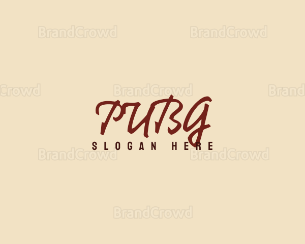 Fashion Studio Handwritten Logo