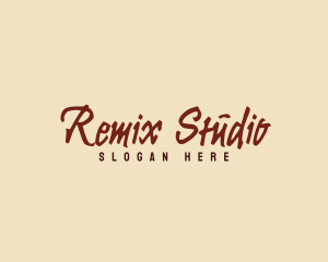 Fashion Studio Handwritten logo design