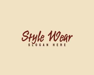 Fashion Studio Handwritten logo design