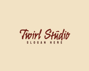 Fashion Studio Handwritten logo design