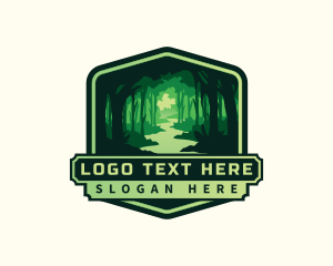 Forest Path Adventure logo design