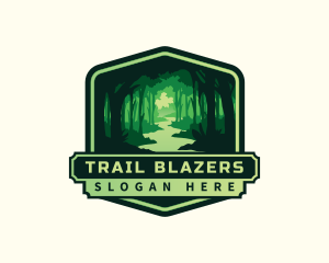 Forest Adventure Destination logo design