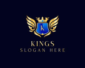 Regal Crown Crest logo design