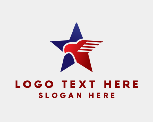 Usa - Star Bird Aviary logo design