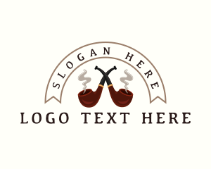 Hookah - Cigar Smoking Pipe logo design