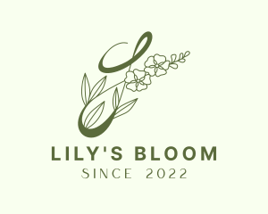 Lily - Green Floral Beauty logo design