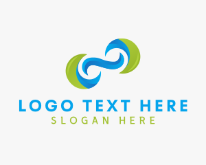 Loop - Infinity Abstract Modern logo design