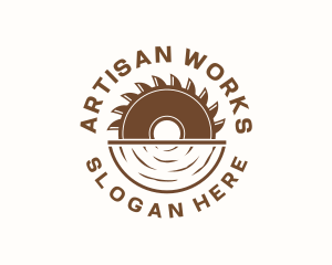 Craftsman - Saw Wood Construction logo design