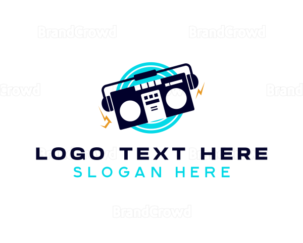 Music Cassette Player Logo