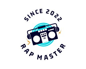 Rap - Music Cassette Player logo design