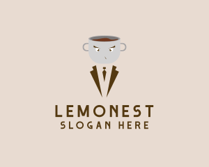 Hospitality - Coffee Cup Suit logo design