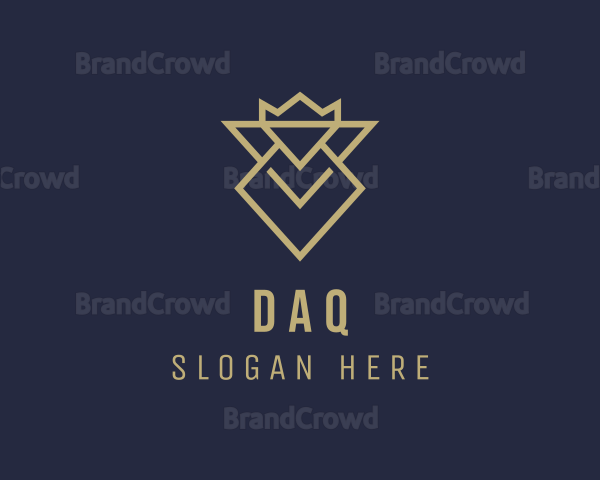 Diamond Crown Crest Logo
