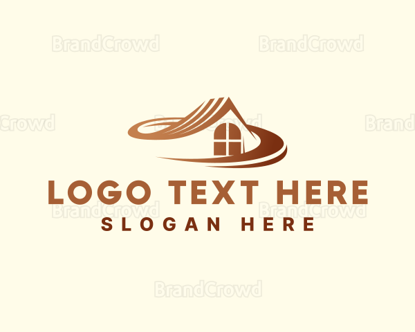 Roofing Remodeling Construction Logo