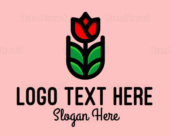 Blooming Rose Garden Logo