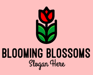 Blooming - Blooming Rose Garden logo design